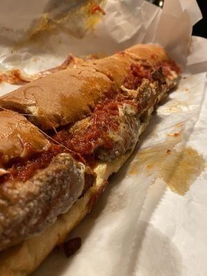 16" Large Chicken Cutlet Parm Grinder