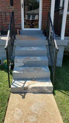 My steps before repair.