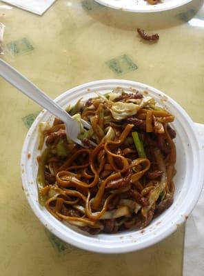 Beef lo mein excellent