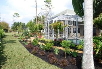 Lovely backyard path