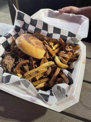 Beef and fries!