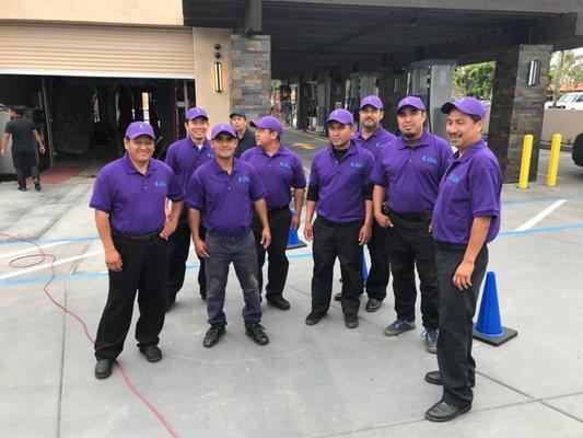 The car wash team!