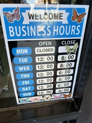 Business hours