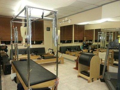 Private setting. Reformer, Cadillac, Barrel, Chair, & Mat