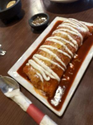 Wet burrito al pastor