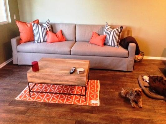 This is a Pic of the couch that was Made and we love it :-)