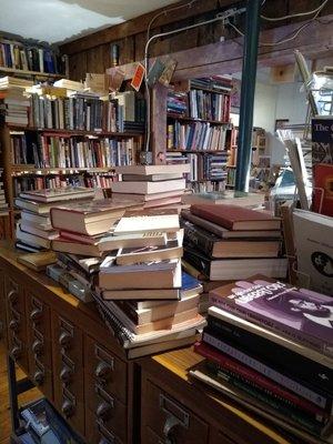 Some shots of the stacks from our recent book shopping trip; plenty of fantastic goodies to be discovered at Rust Belt!