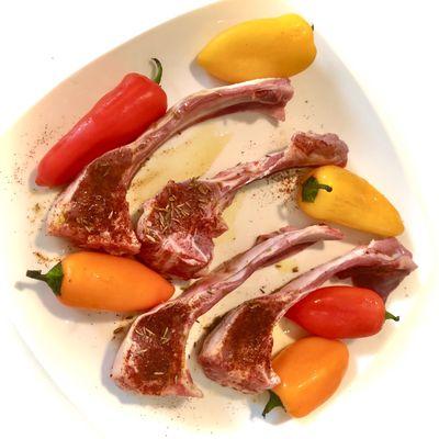 amaizing lamb chops. lean, small, tasty. a treasure for $7.99 lb.