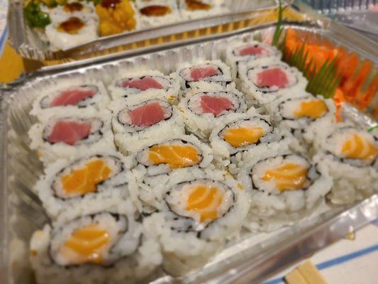 Salmon and Tuna Roll