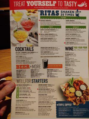 Menu page 1