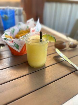 Frozen margarita. Excellent.