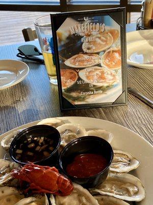 $1. Oysters.  Amazing.