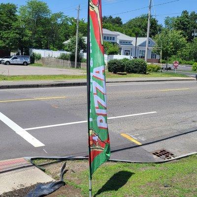 Runner Banners out front