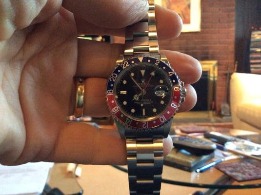 GMT Master 2 With Pepsi Bezel