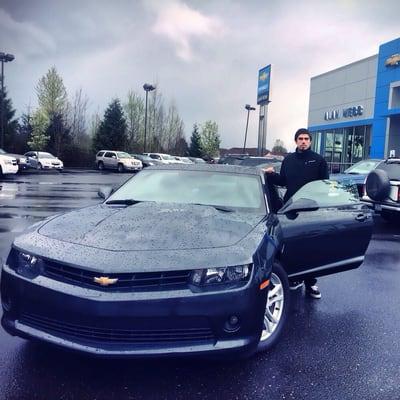 My brand new 2015 Camaro from Alan Webb Chevrolet!