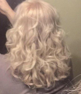 Blonde curls!