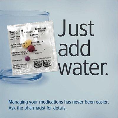 FREE Daily Medications Packaging that increases compliance and prevents medication errors