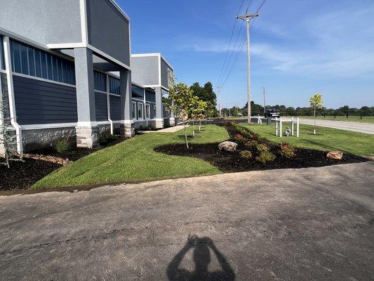 Welcoming you with fresh landscaping at our Springdale location! Combining beauty & service for an unmatched experience.