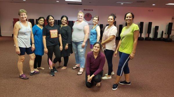 Our lovely ladies after their Fitness session!