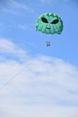 Parasailing with the kiddos!