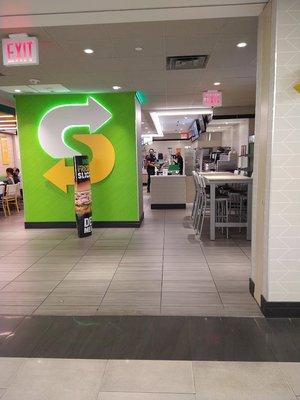 Subway in Kings Plaza shopping mall