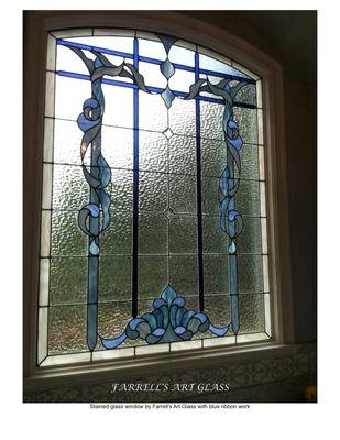 One-of-a-kind stained glass hand-crafted in Houston, Texas.