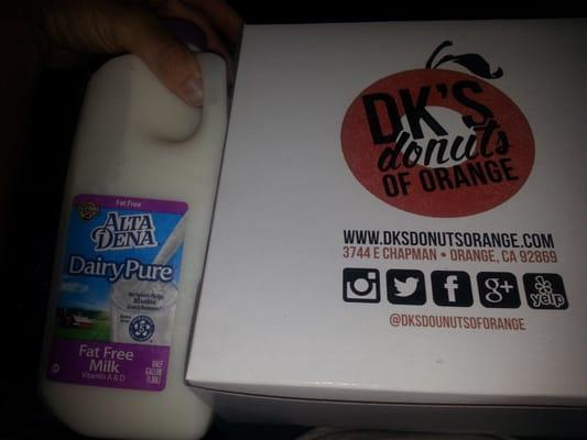 Milk for my smores from dk!