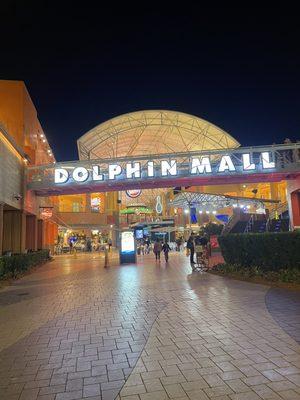 Visitors coming to Miami, dolphin Mall, it's located west of Miami airport just 15 minutes away.