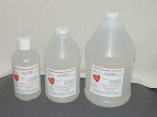 We carry industrial sewing machine oil