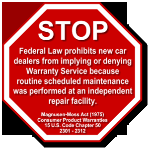 Did you know bringing your car to independent shops will NOT void any warranties