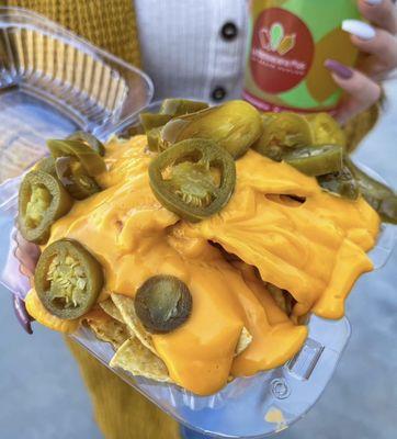 Nachos con queso