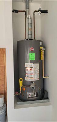 water heater inspection