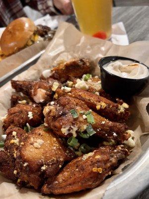 Blackened Bleu Wings