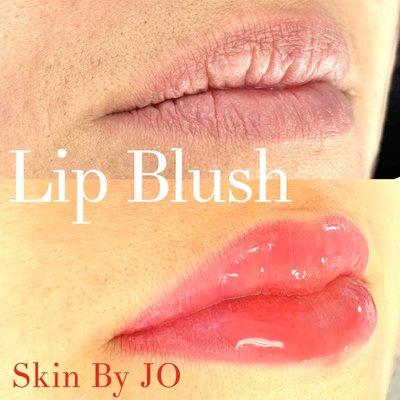 Lip blush for that semi-permanent look.