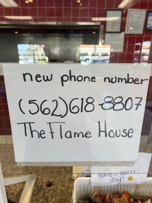 The Flame Broiler is now The Flame House.