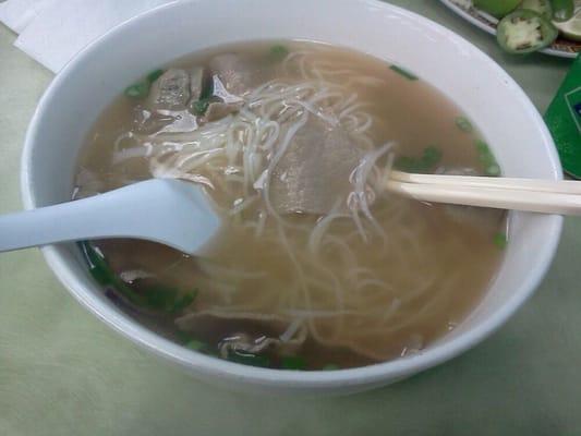 Yummy! Pho Tai? I'm not even sure, but it was an A+ bowl of pho!