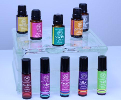 Check out the selection of essential oils. They even carry essential oils that can be rolled on for easy use.