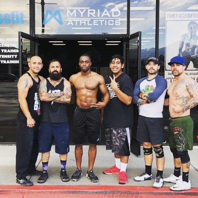 Fun times with great people @ Crossfit Myriad