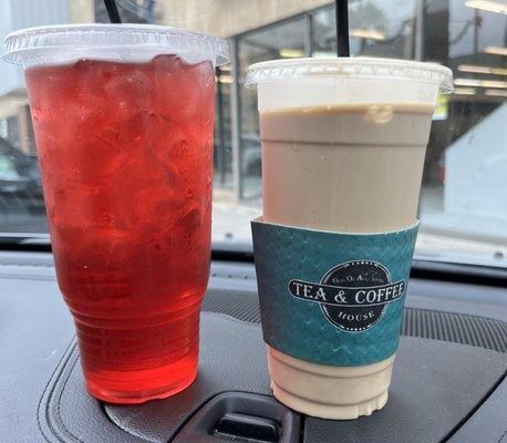 35. Chocolate Covered Strawberry Loose Leaf Tea on left.