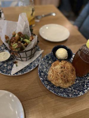 Biscuit for a Cause. Spicy Cauliflower Bites.