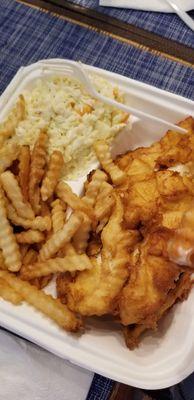 Haddock fish fry. Huge servings.