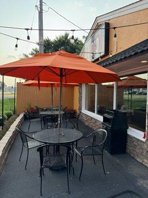 Outdoor seating