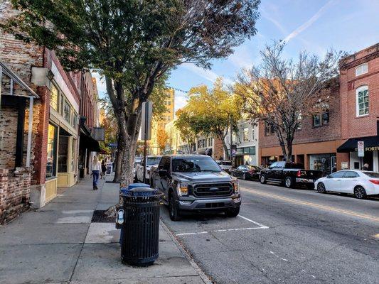 Front St. at Dock St. in Downtown Wilmington