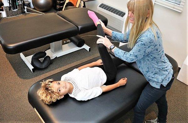 Even kids sometimes need PT or Chiropractic treatments!