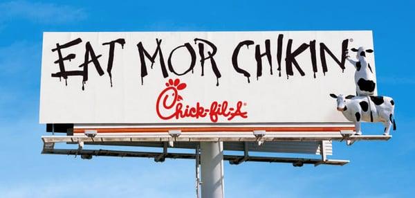 Fun clients are good clients! Chick-fil-A is our new client that we are so proud of!