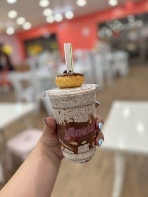 Oreo O-Ree-Yo-Nutz SMASHED Milkshake.