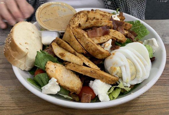 Grilled chicken Caesar salad