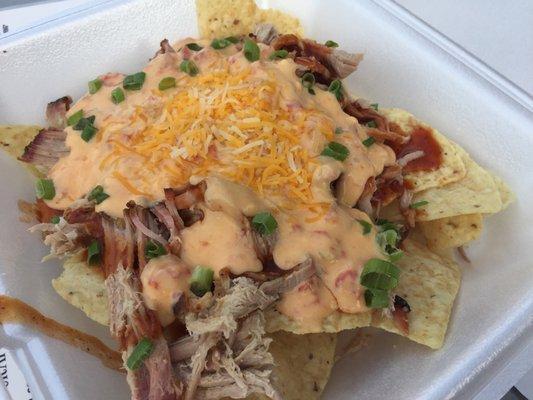 Pulled pork J Renders nachos at Jax