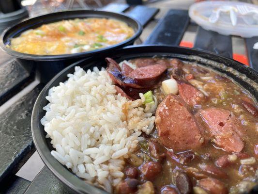 Red Beans and Rice: No andouille here, but the Georgia Boy was a decent substitute.