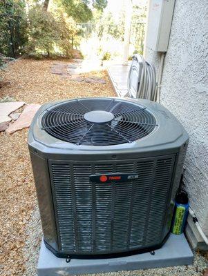 new TRANE A/C